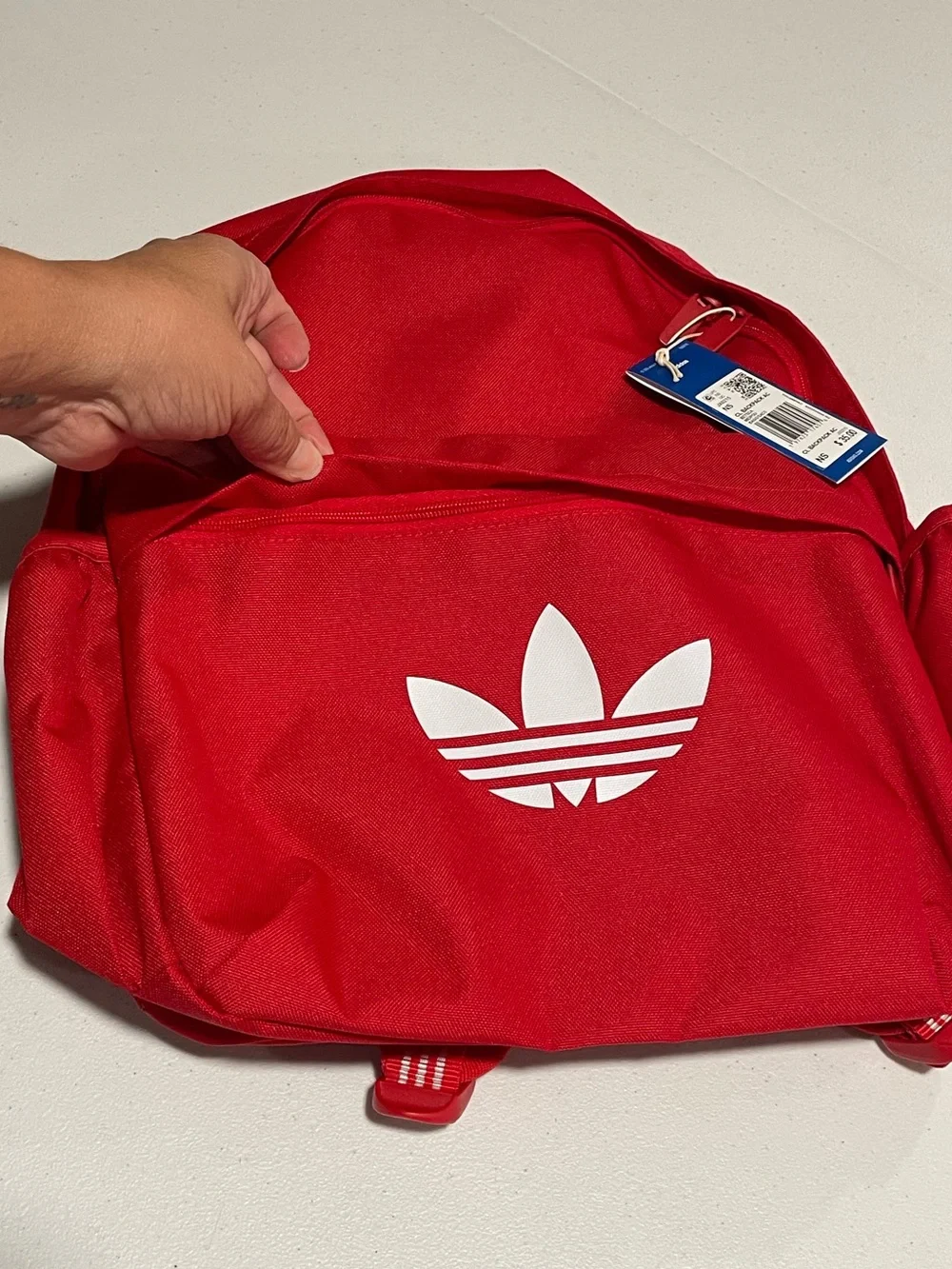 NEW w Tags! Adidas Adicolor Classic Red White Backpack Athletic Streetwear Gym